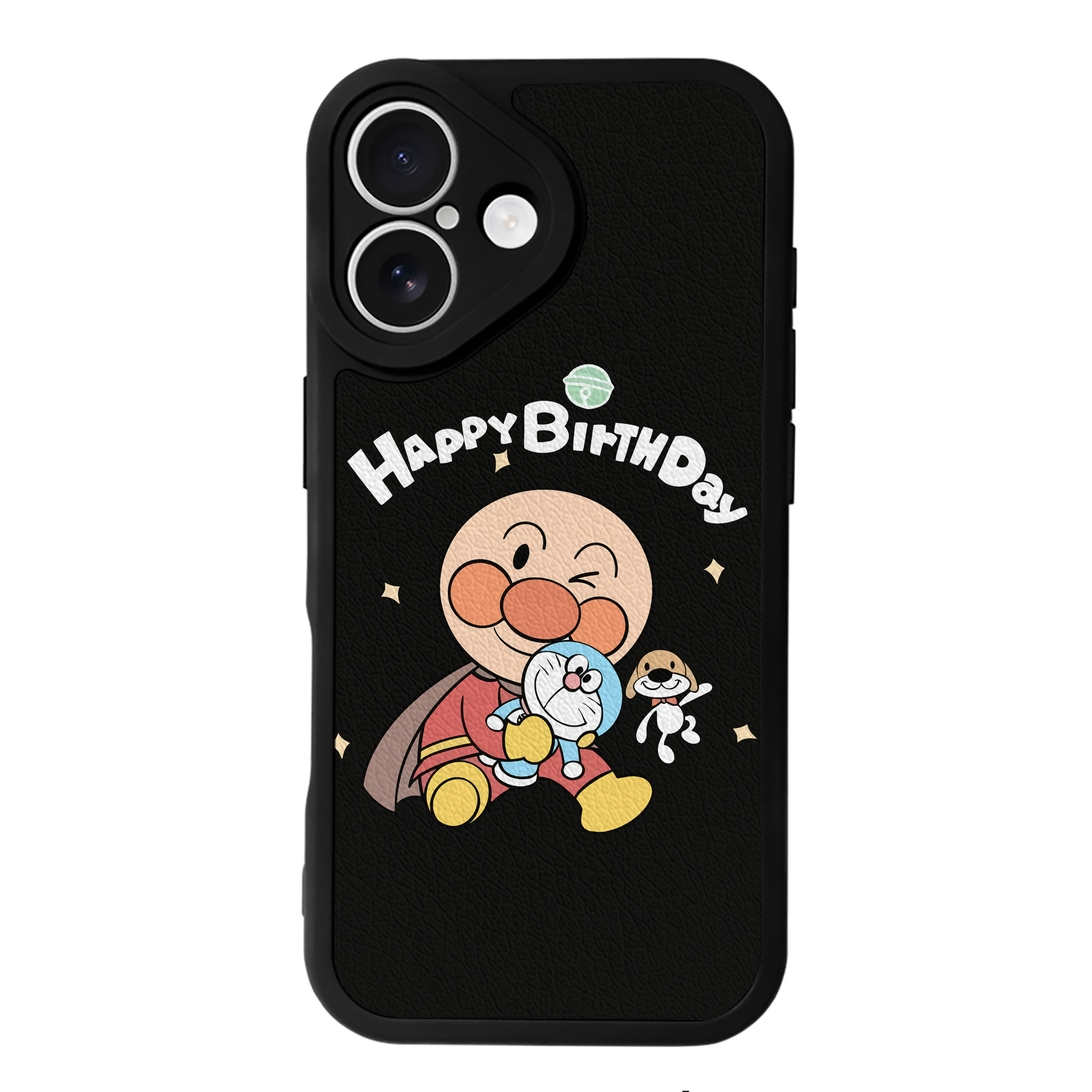 （画像用） アンパンマン Anpanman 【iPhone 16シリーズ対応】シリコンスマホケース（レザー調） 材質：シリコン